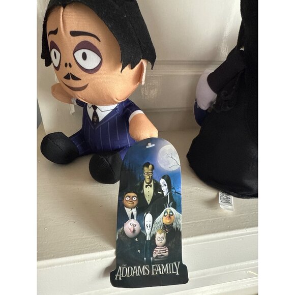 The Addams Family Gomes, Morticia, and Enid from Wednesday Plush Dolls - Picture 6 of 6